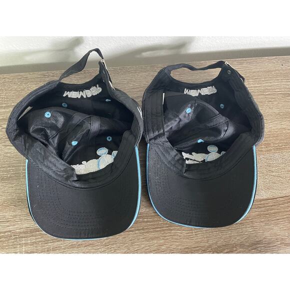 Disney Vacation Club Member Hats Lot of 2 Black Adjustable Embroidered Mickey - Picture 7 of 10
